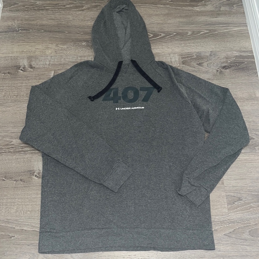 Like New Under Armour 407 Orlando Grey Fleece Hoodie Sweatshirt XL